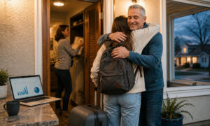 adults moving in with parents