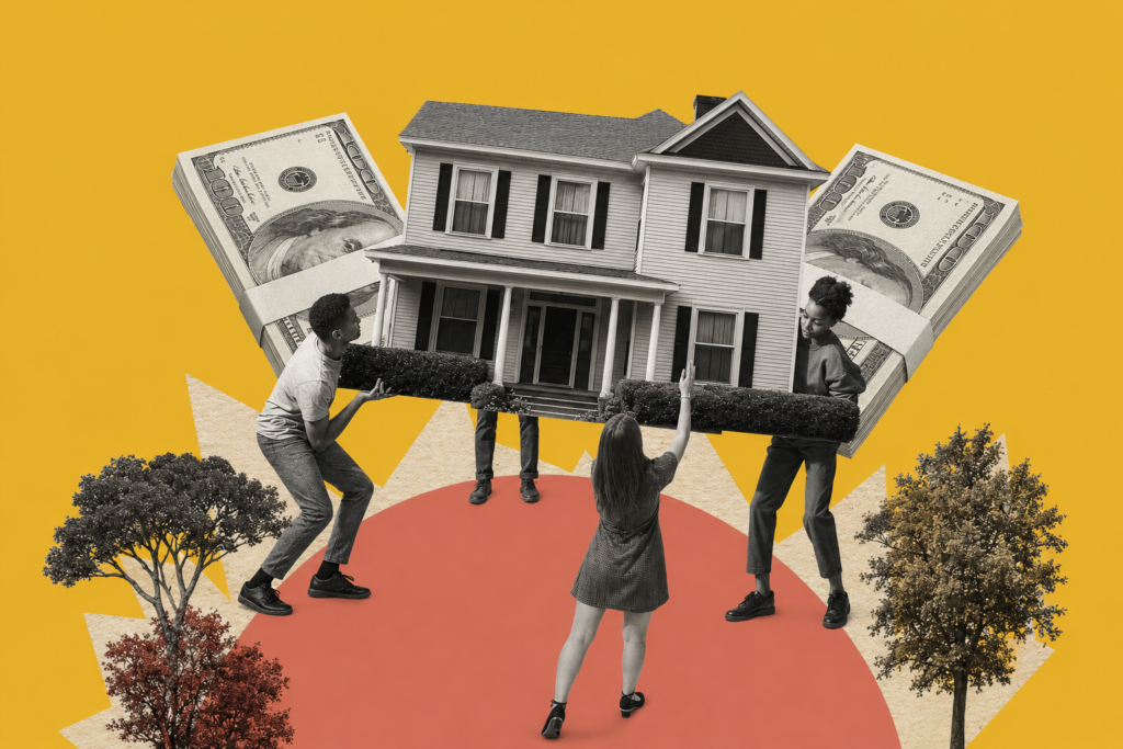 buying a house with family