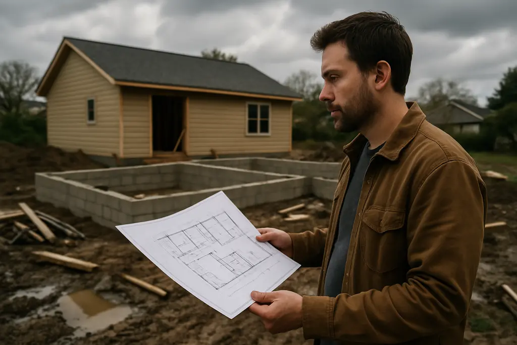 Home Project Planning notes beside a renovation budget and measuring tape