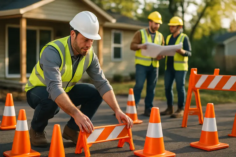 Safety glasses, work gloves, and a written home repair checklist