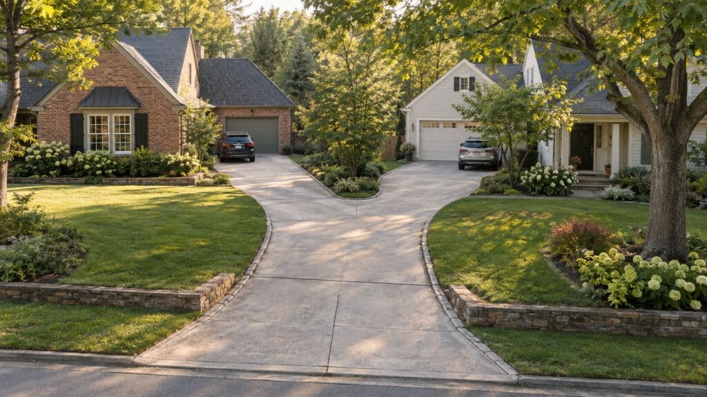 shared driveway