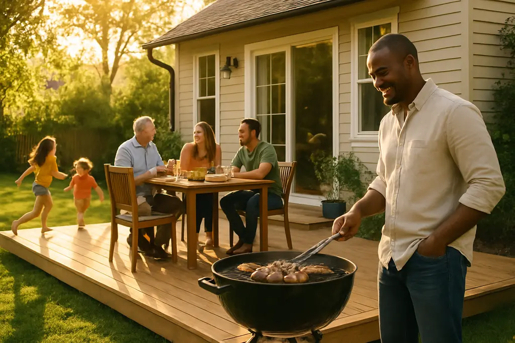 deck cost recovery planning for a backyard deck before listing a home